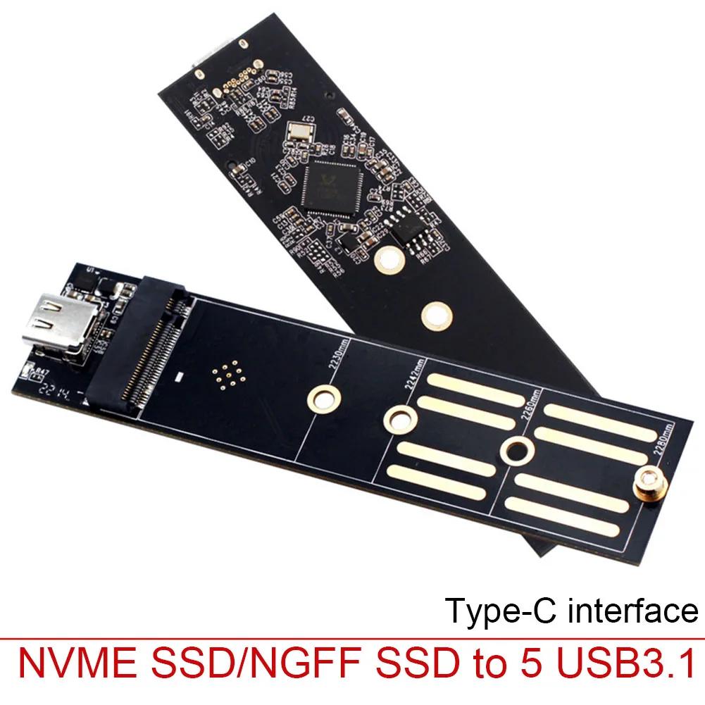 3.1 CŸ USB 3.1 Gen 2 to M.2 NVME SSD , NGFF B + M Ű  , SATA NVME SSD to USB 3.1  ī